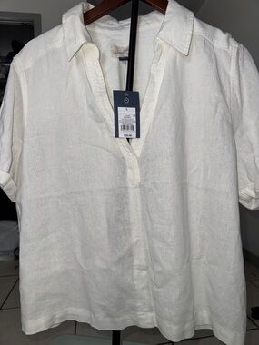 Classic White Linen-Blend Women’s- Universal Thread